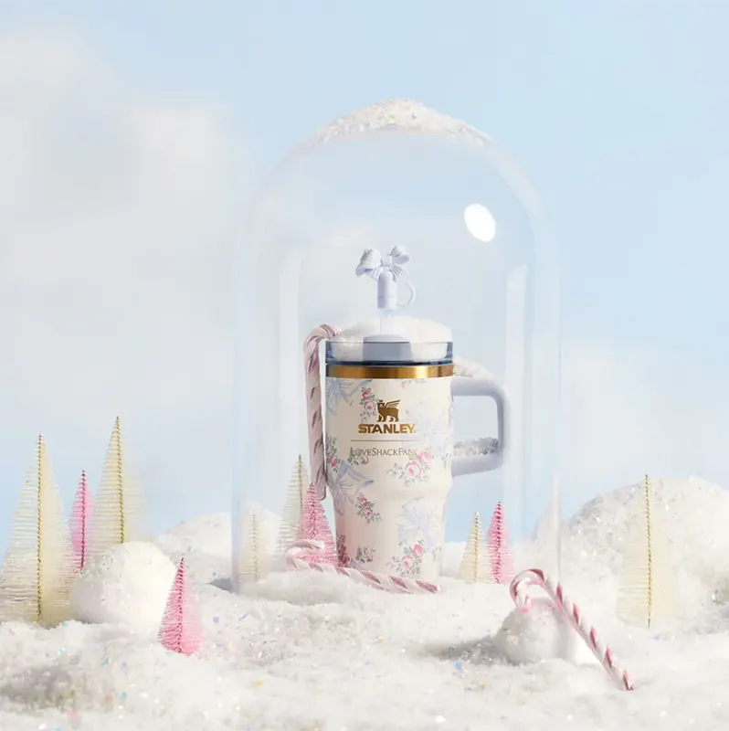 STANLEY X LoveShackFancy Holiday Quencher ماگ